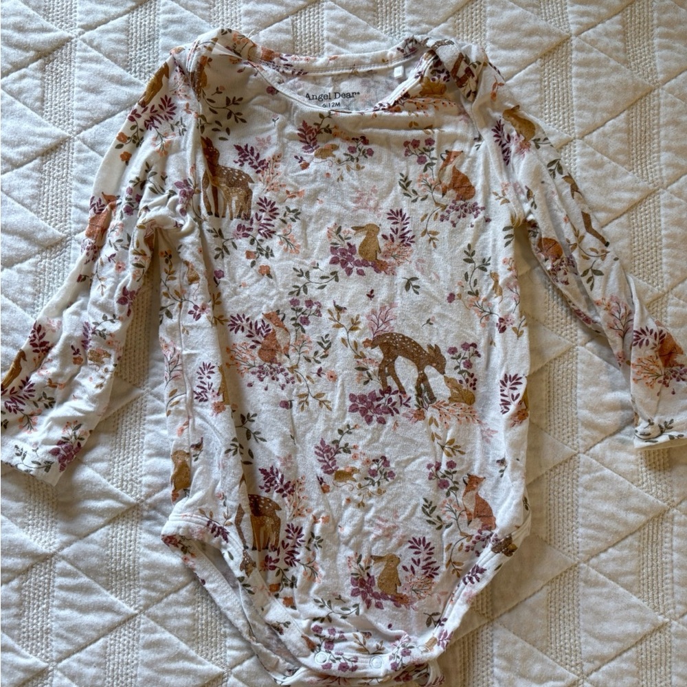 Angel Dear Woodland Animal Onesie, 6-12 month